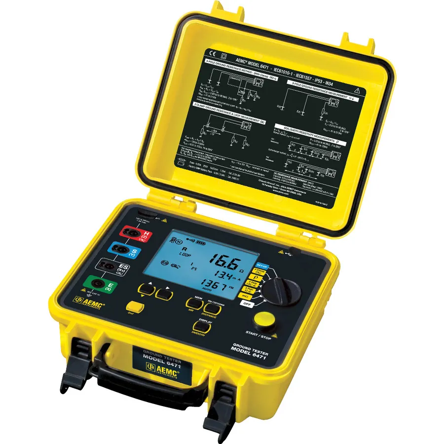 AEMC 6471 aardingsweerstandstester