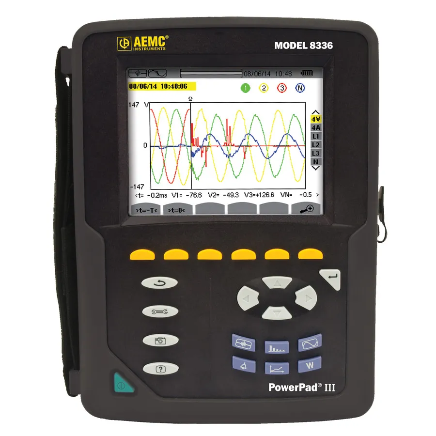 AEMC 8336 PowerPad III energiekwaliteitsanalyzer