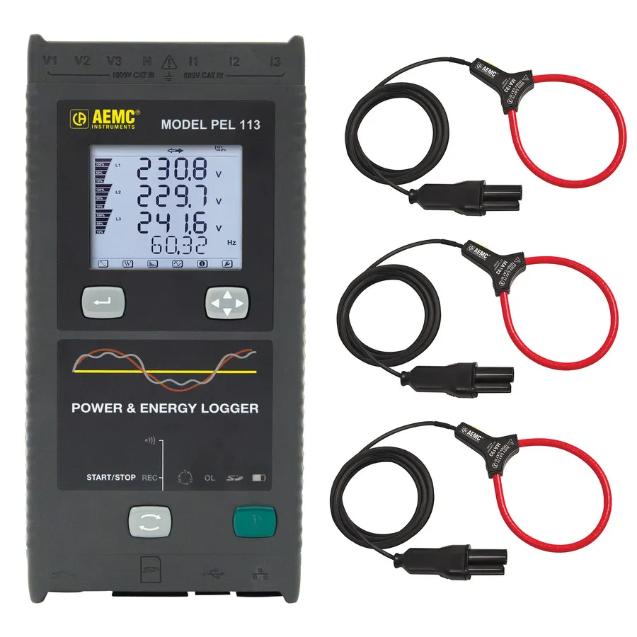 AEMC PEL 113 Vermogen- en energielogger