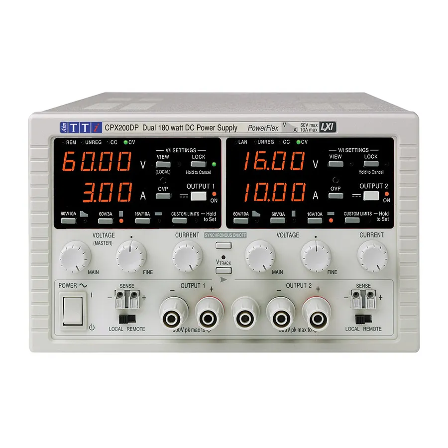 Aim TTi CPX200DP gelijkstroom voeding