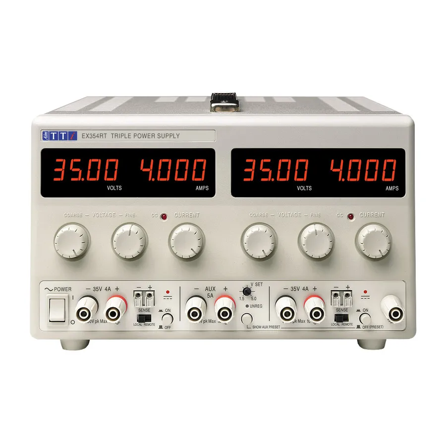 Aim TTi EX354RT Triple Output DC Voedingskast