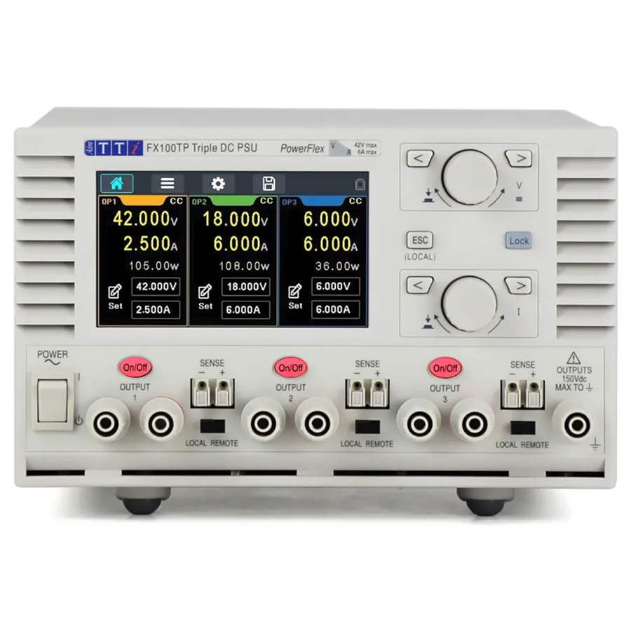 Aim TTi FX100TP voedingsbron met drie uitgangen