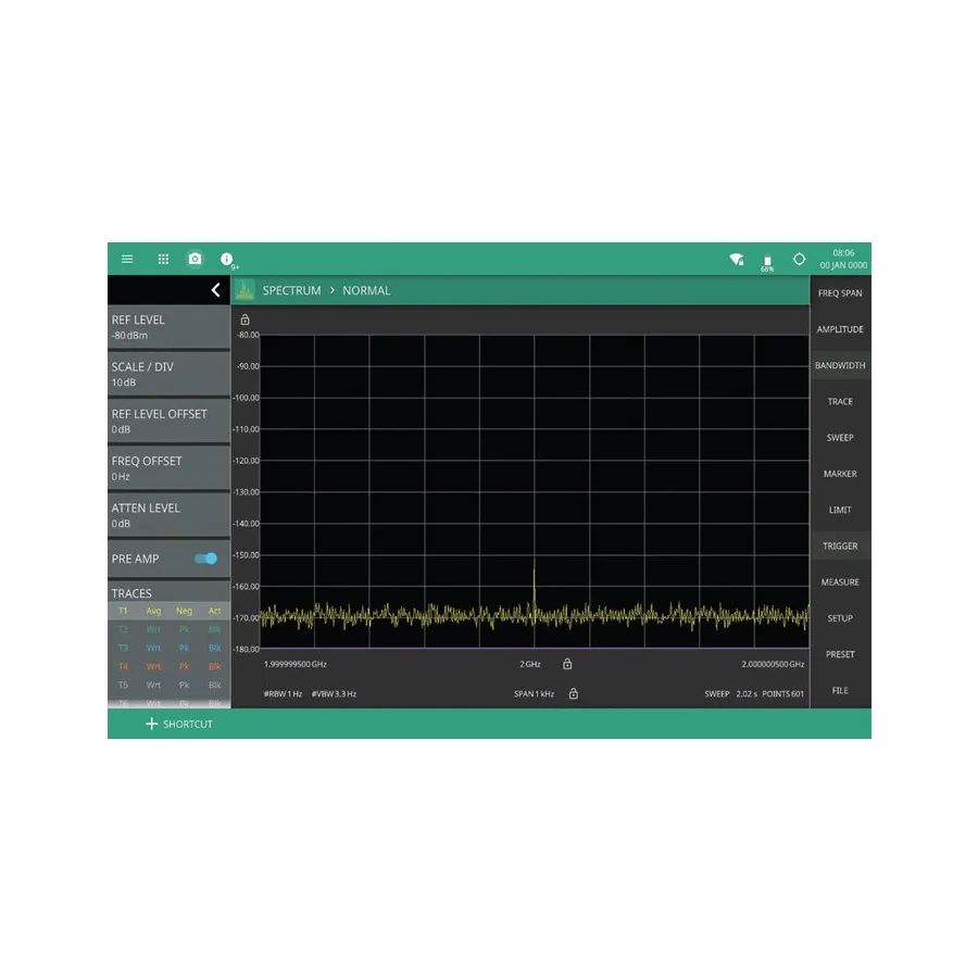 Anritsu MS2070A-3008 Voorversterker Software-upgrade