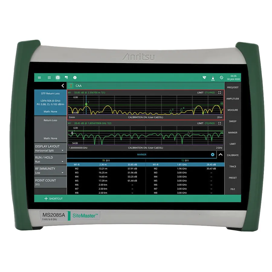 Anritsu MS2085A-0804 Kabel- en antennaanalyzer