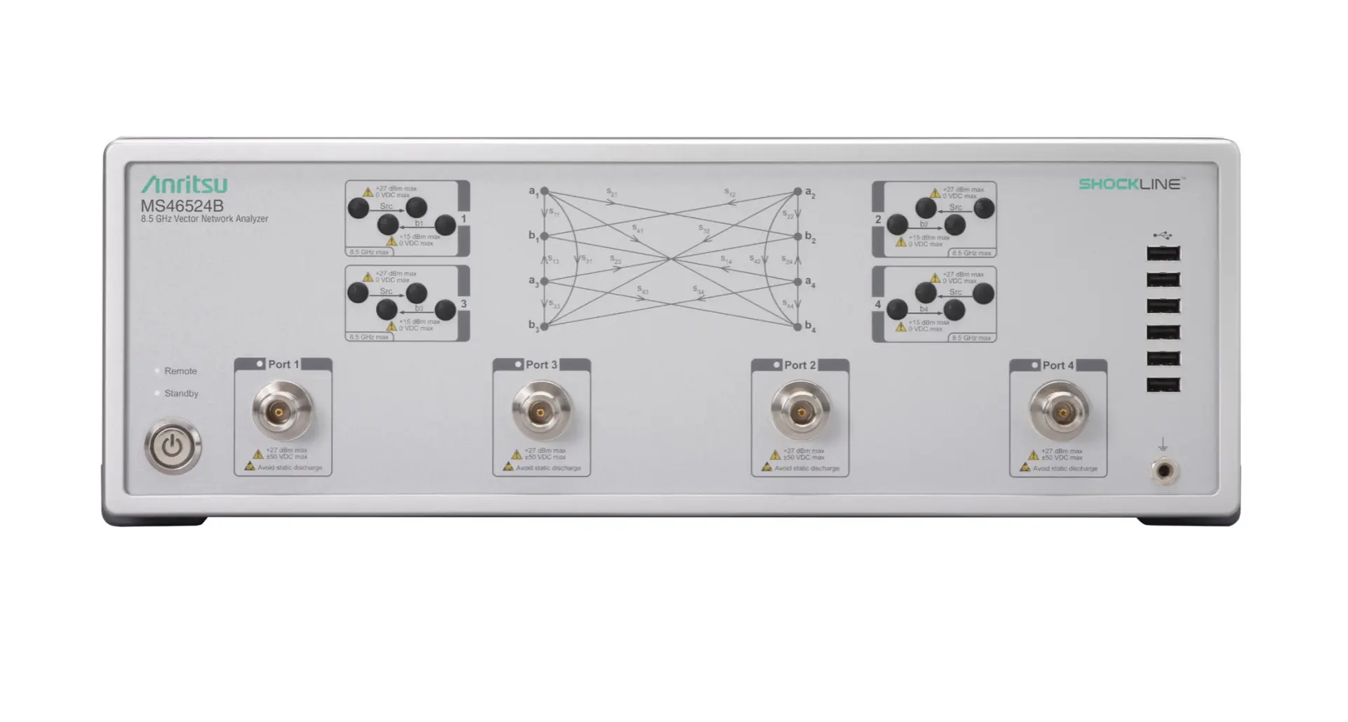 Anritsu MS46524B 4-poorts Vectornetwerkanalysator