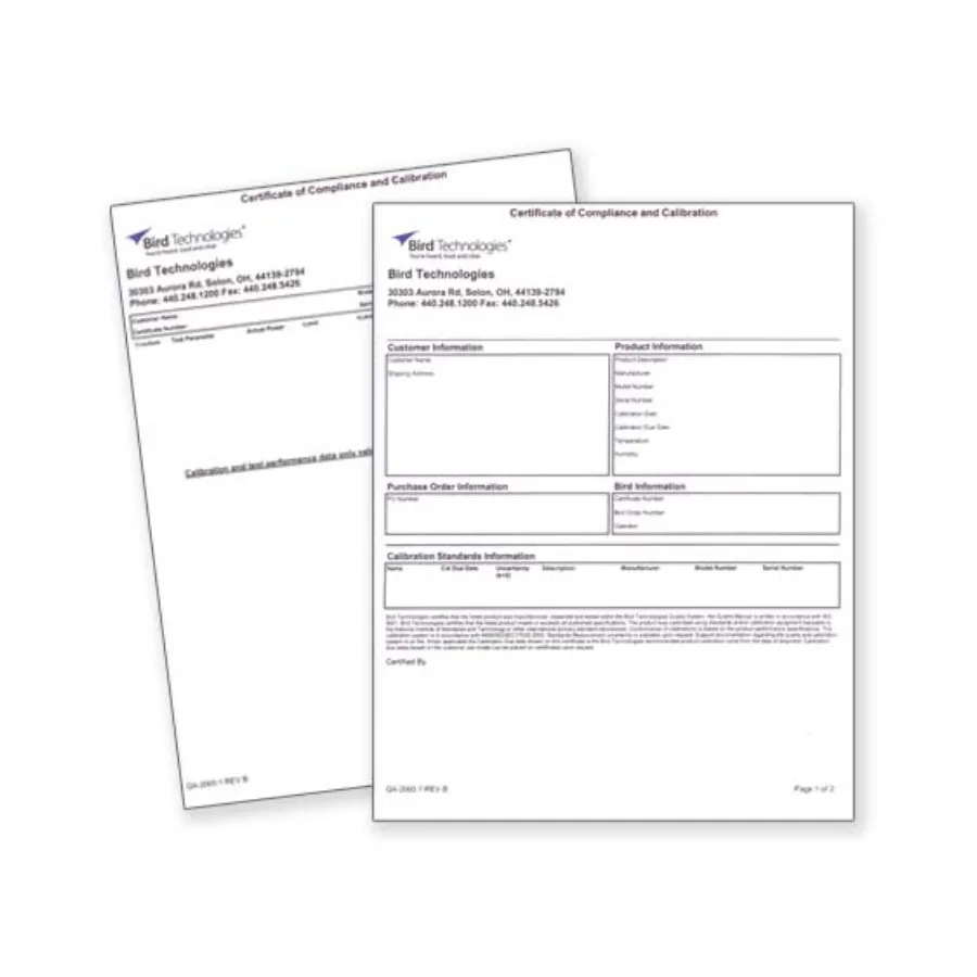 Bird 8890-300 RF-terminatiebelasting