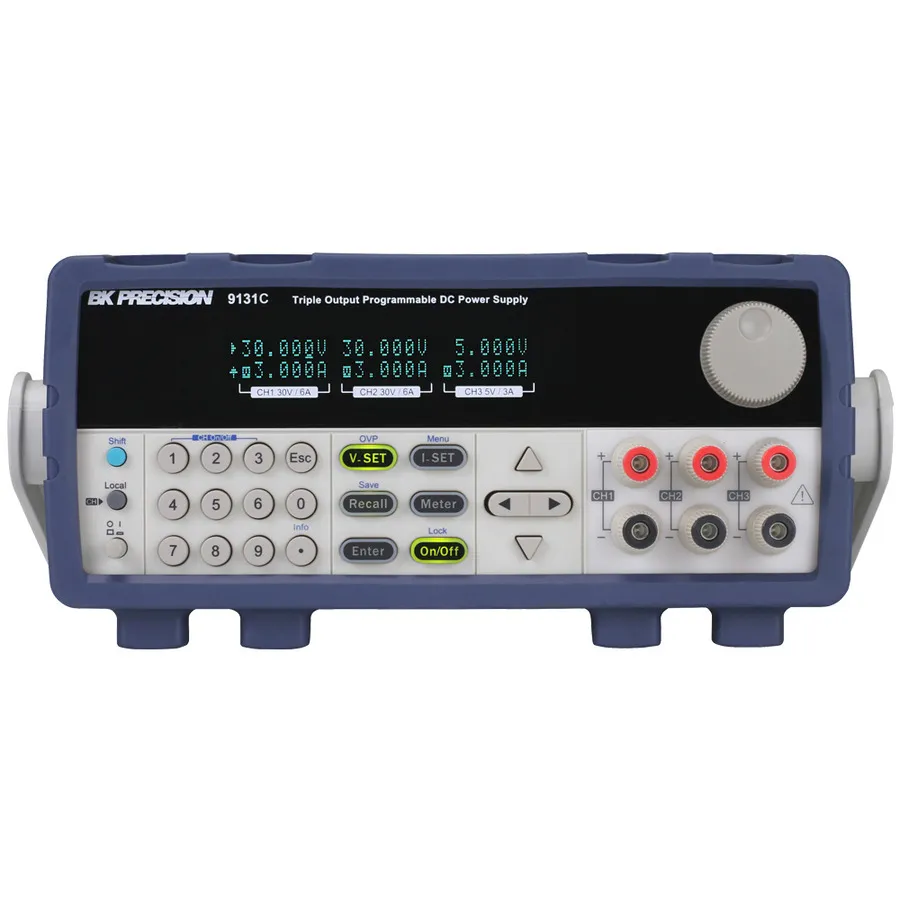 B&K Precision 9131C Driekanals DC-voedingskast