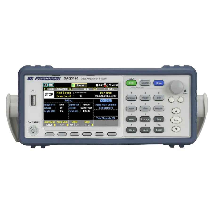 B&K Precision DAQ3120 benchtop gegevensacquisitiesysteem