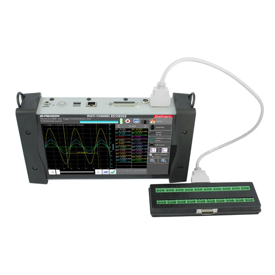 B&K Precision DAS240-BAT draagbare multi-channel datarecorder