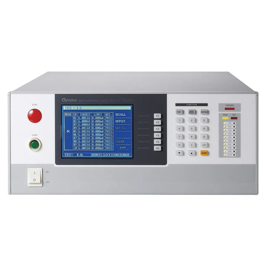 Chroma 19020 10-kanaals Hipot-tester