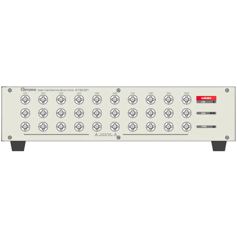 Chroma A190201 10-kanalen 3-weg Scanner Box