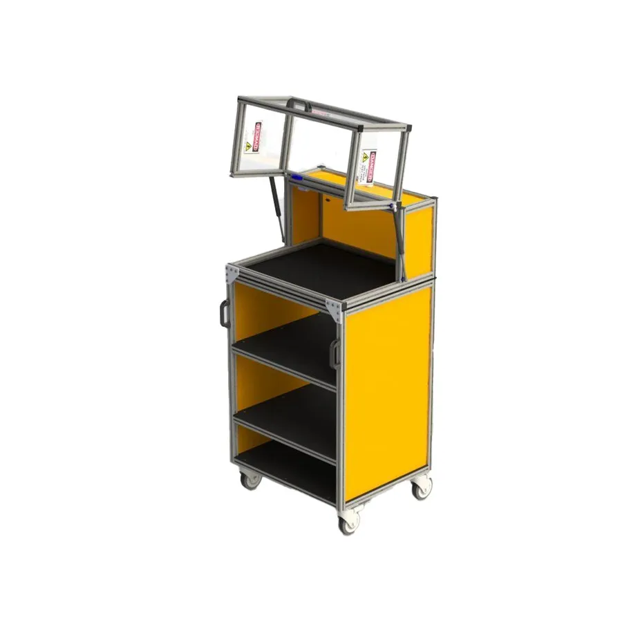 Cortek SE-2420CT HiPot veiligheidskast met kar