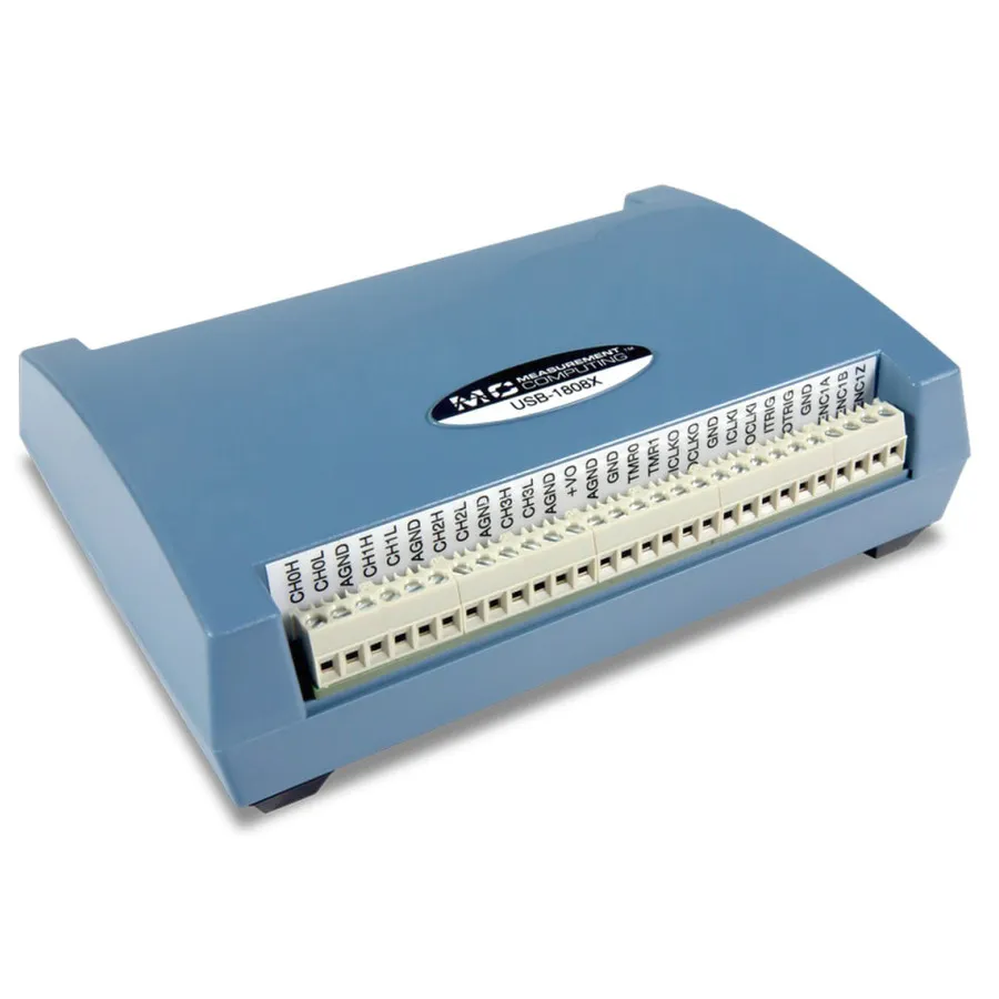 Digilent USB-1808X Multifunctioneel USB DAQ-apparaat