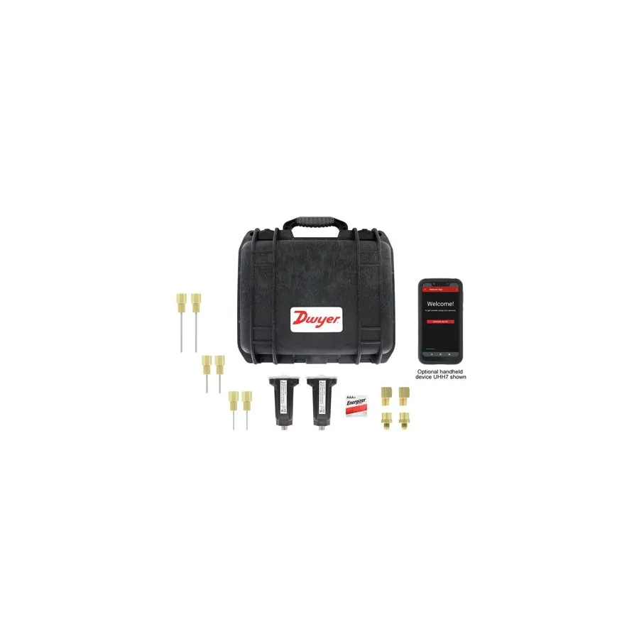 Dwyer 490W-6-HKIT Draadloze Hydronic Manometer