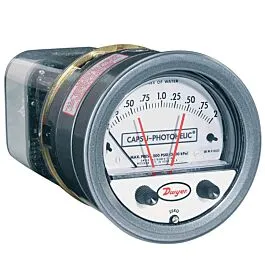 Dwyer 43000-250CM Capsu-Photohelic Pressure Switch/Gauge