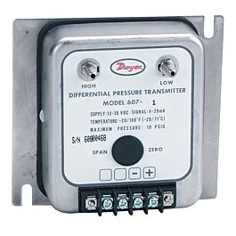 Dwyer Instruments 607-4B Differentiaaldruk-transmitter