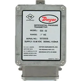 Dwyer Instruments 608-5 Drukverschiltransmitter