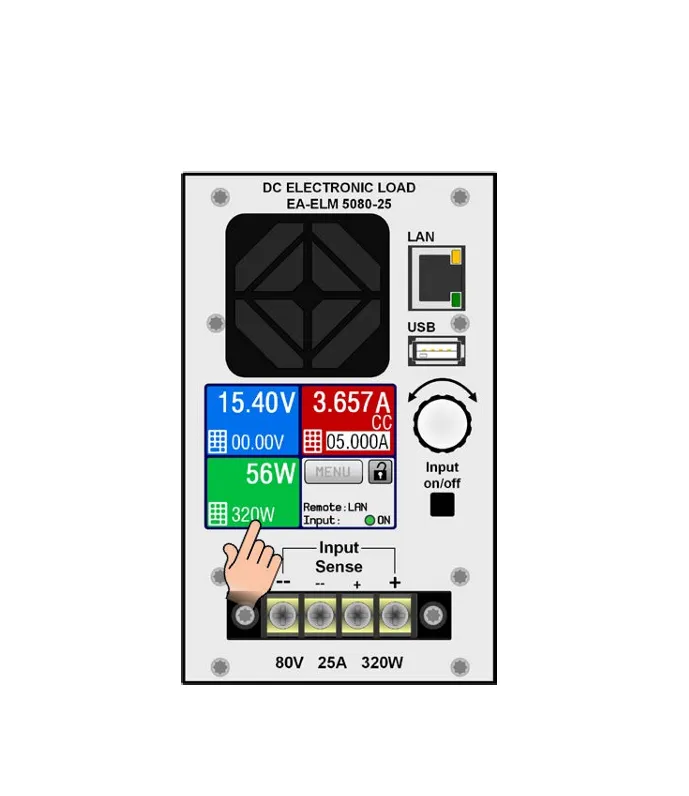 Elektro-Automatik EA-ELM 5080-25 regeneratieve elektronische belasting