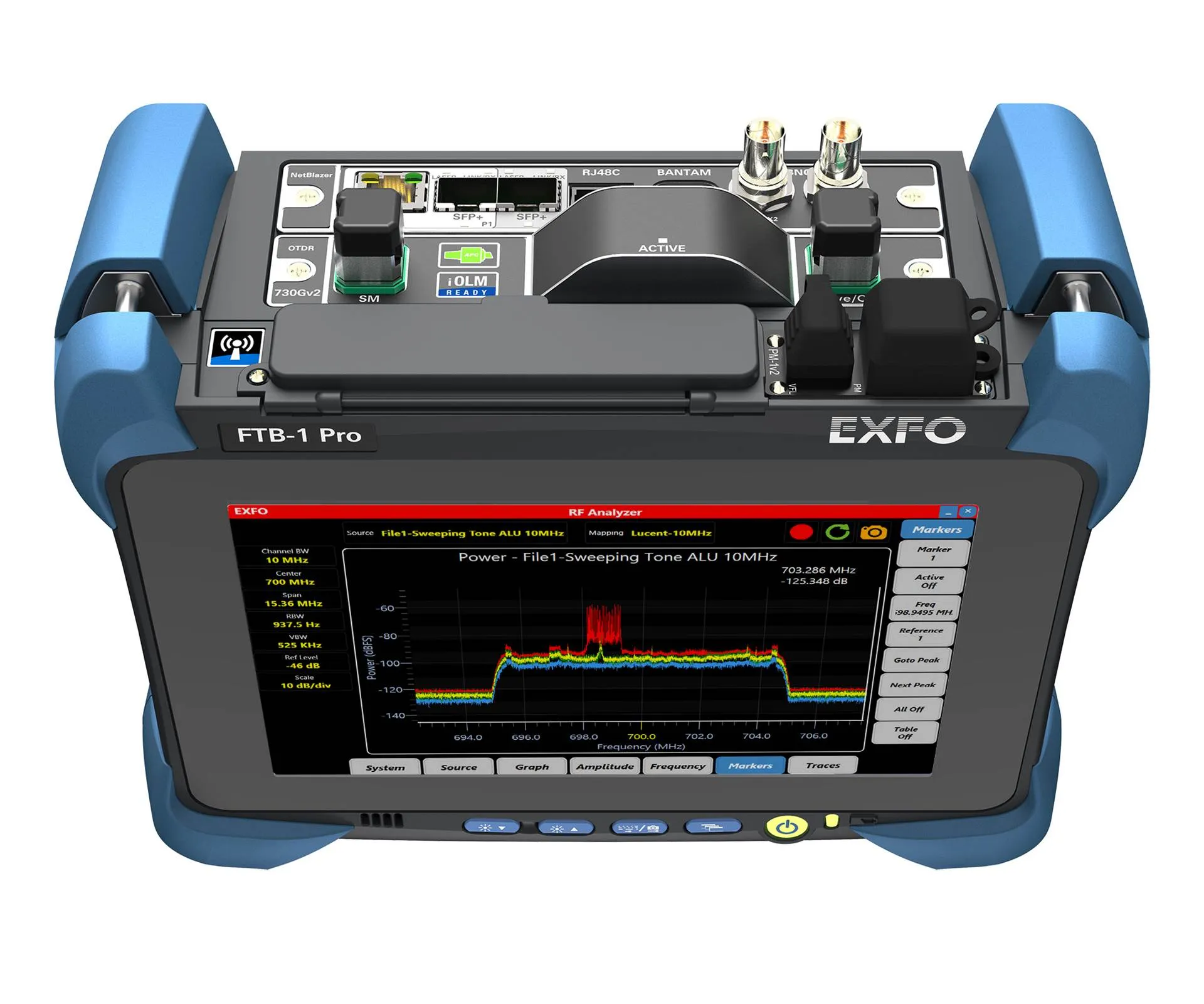 EXFO FTB-730GV2-SM8 10G draagbare netwerktester
