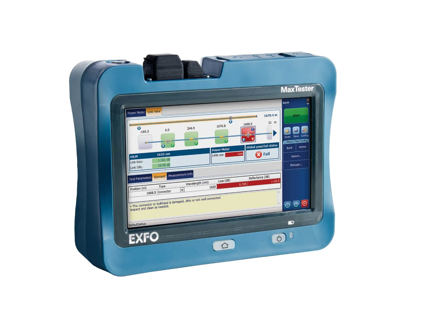 EXFO MAX-730C-SM2-XX Handheld OTDR