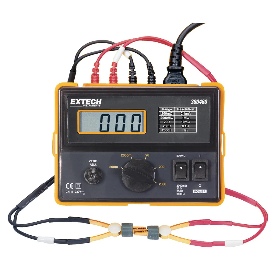 Extech 380460 Precisie-milliohmmeter