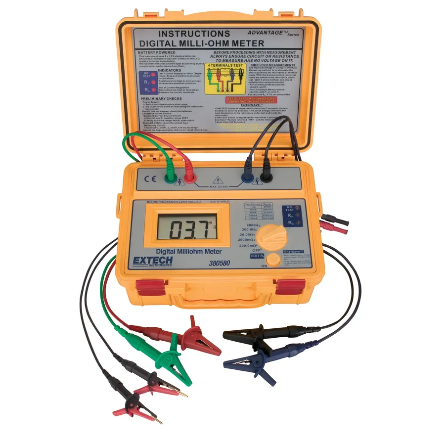Extech 380580 Milliohm-meter