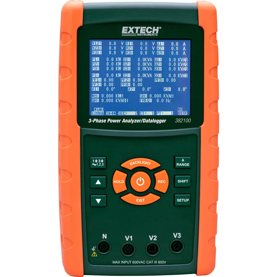 Extech 382100 Energie Analyzer/Datalogger