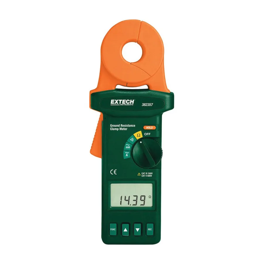 Extech 382357 Klemtang Aarde Weerstand Tester