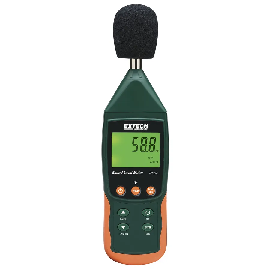 Extech SDL600-NIST Geluidsniveaumeter/Dataloggier met hoge nauwkeurigheid