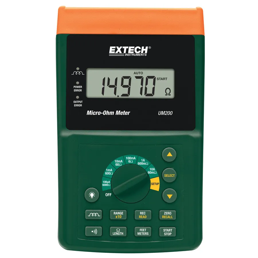 Extech UM200-NIST Micro-Ohm-meter