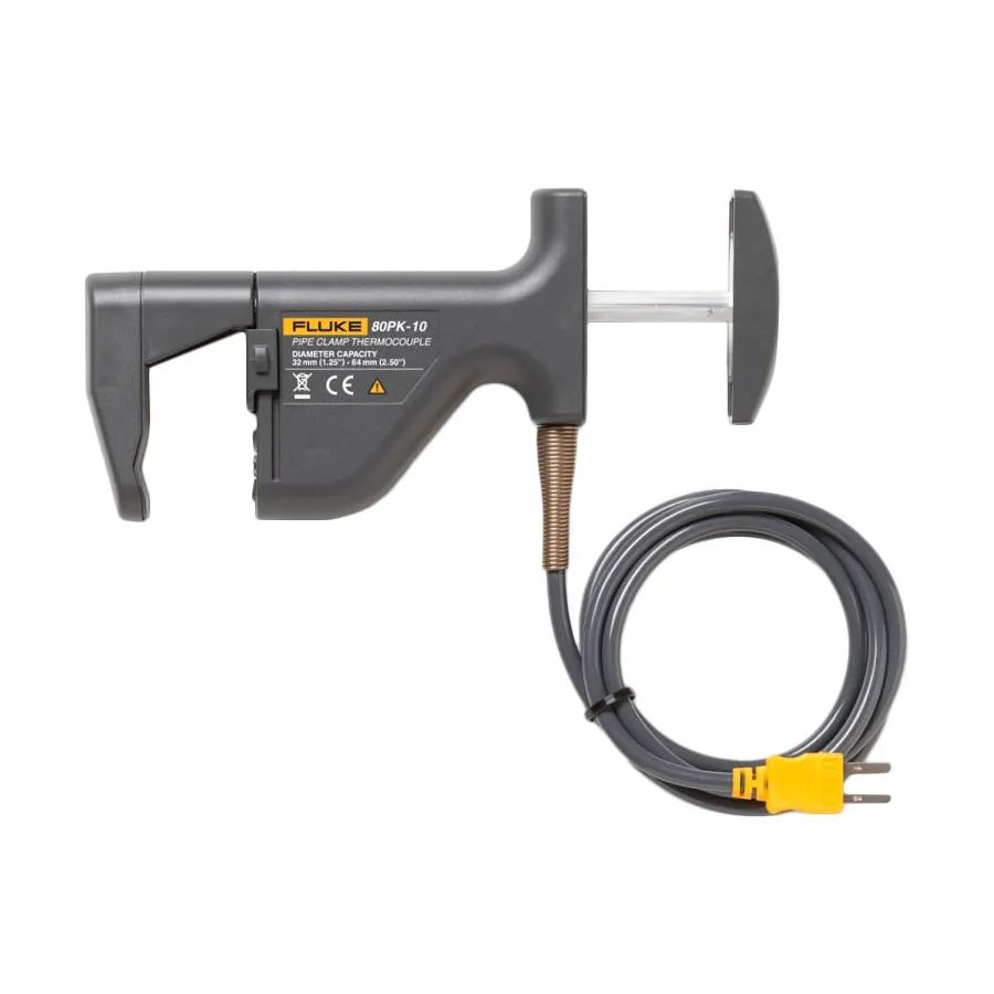 Fluke 80PK-10 Type-K Buisklem Thermokoppel Sonde