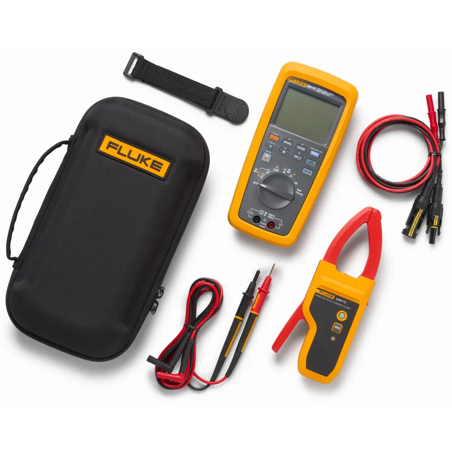 Fluke FLUKE-283FC/PV Draadloze Digitale Multimeter Zonnepanelen Kit
