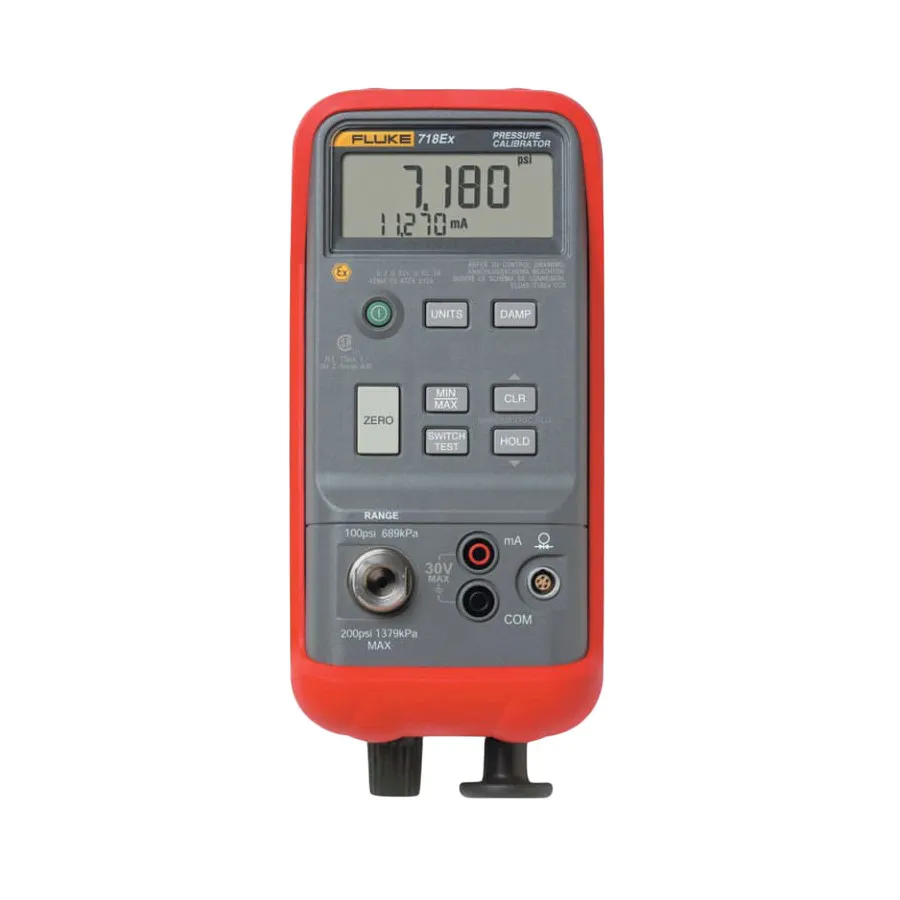 Fluke FLUKE-718EX 100 Intrinsiek veilige drukkalibrator
