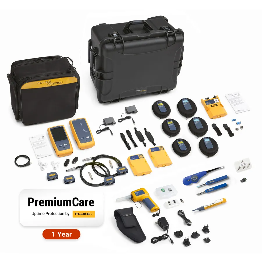 Fluke Networks DSX2-8000OI/GLD Versiv Kabel- en Glasvezelanalysator