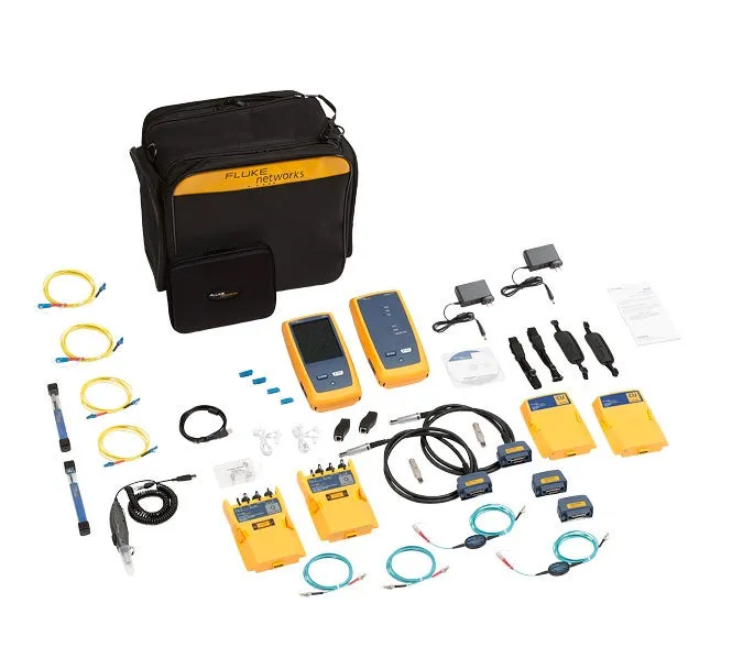 Fluke Networks DSX2-8000QI Versiv Kabelanalysator met Quad OLTS en Inspectie