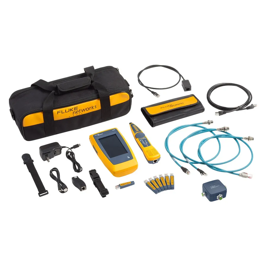 Fluke Networks LIQ-KIT-IE/FPC3 LinkIQ kabeltoetser met Premium Care