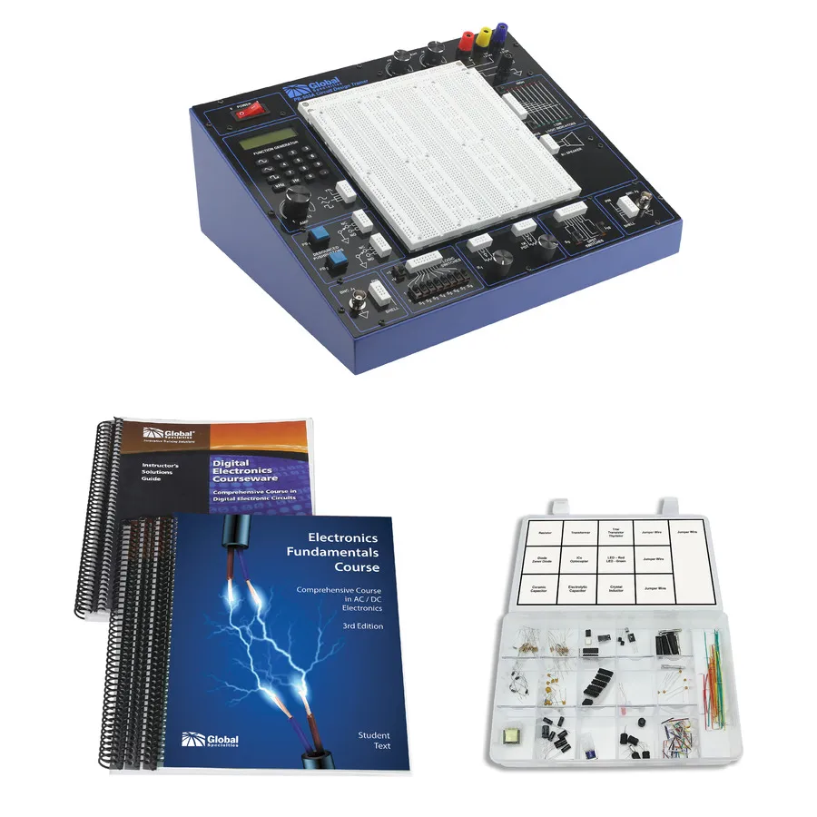Global Specialties PB-503ALAB Trainer met lesmateriaal en componentenpakket