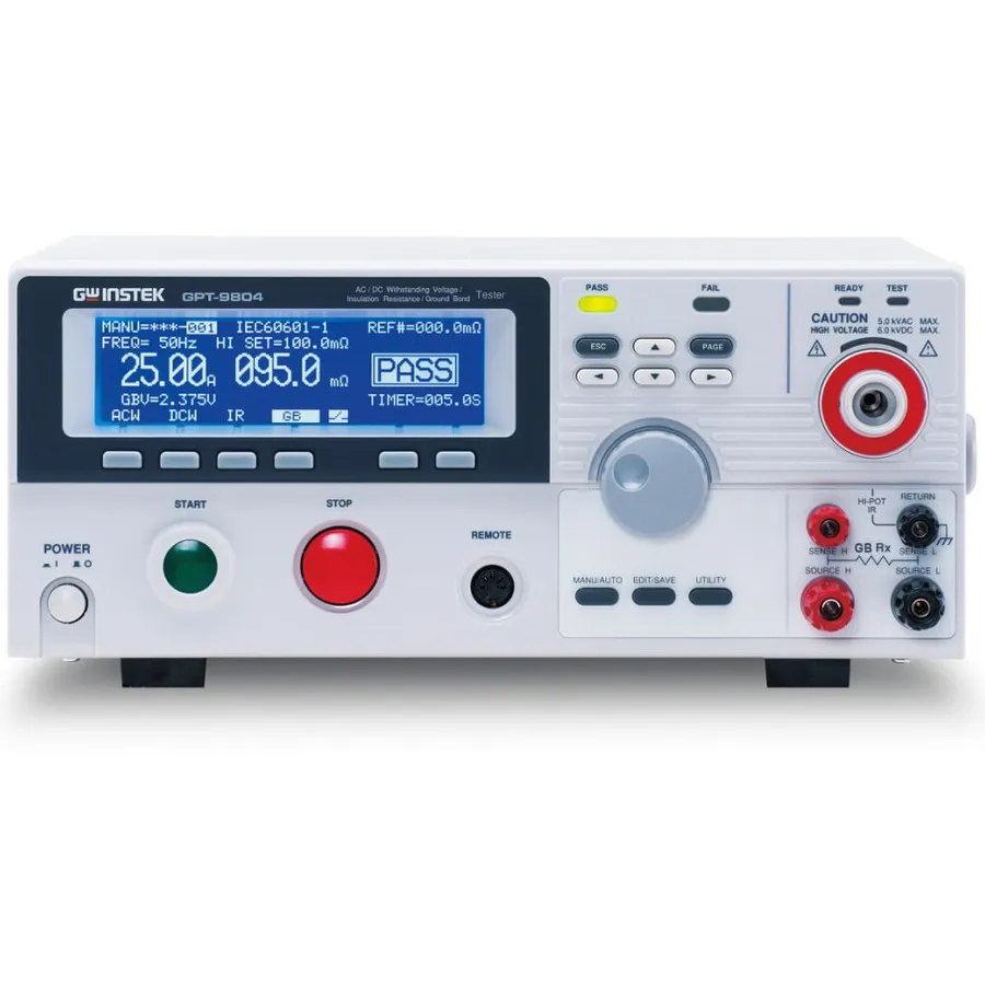 GW Instek GPT-9802 Elektrische veiligheidstester