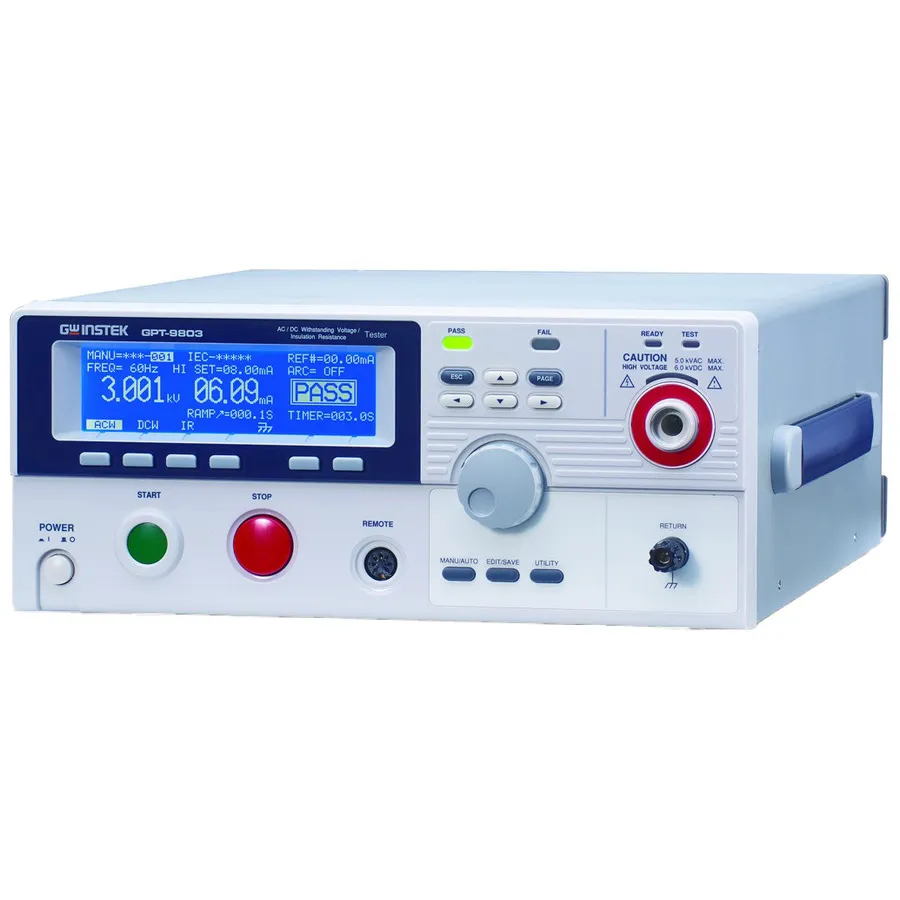 GW Instek GPT-9803 Elektrische veiligheidstester