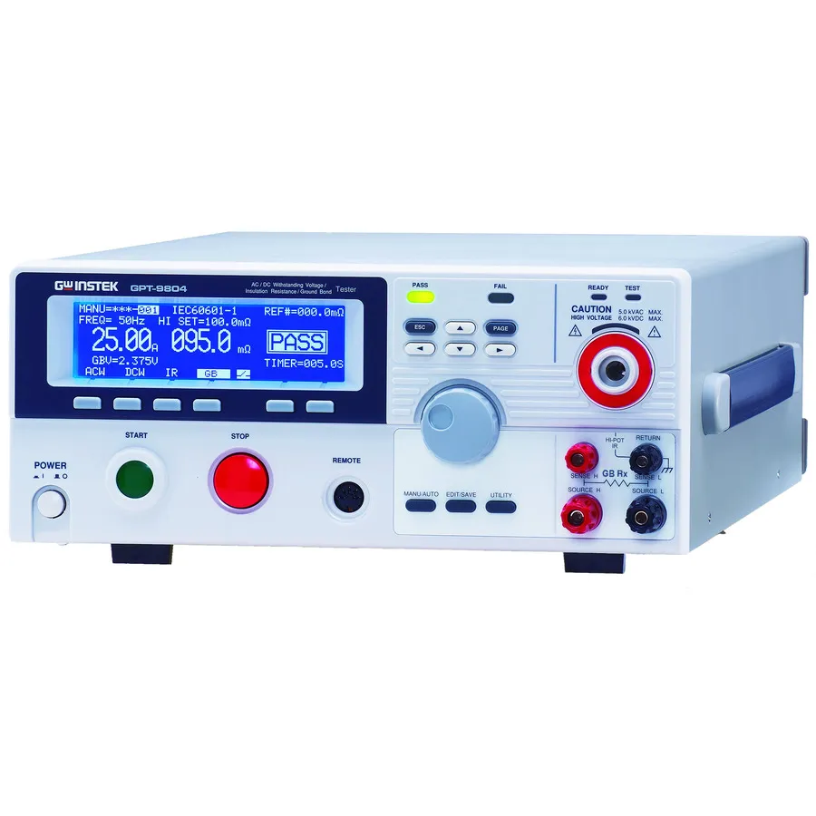 GW Instek GPT-9804 Elektrische veiligheidstester