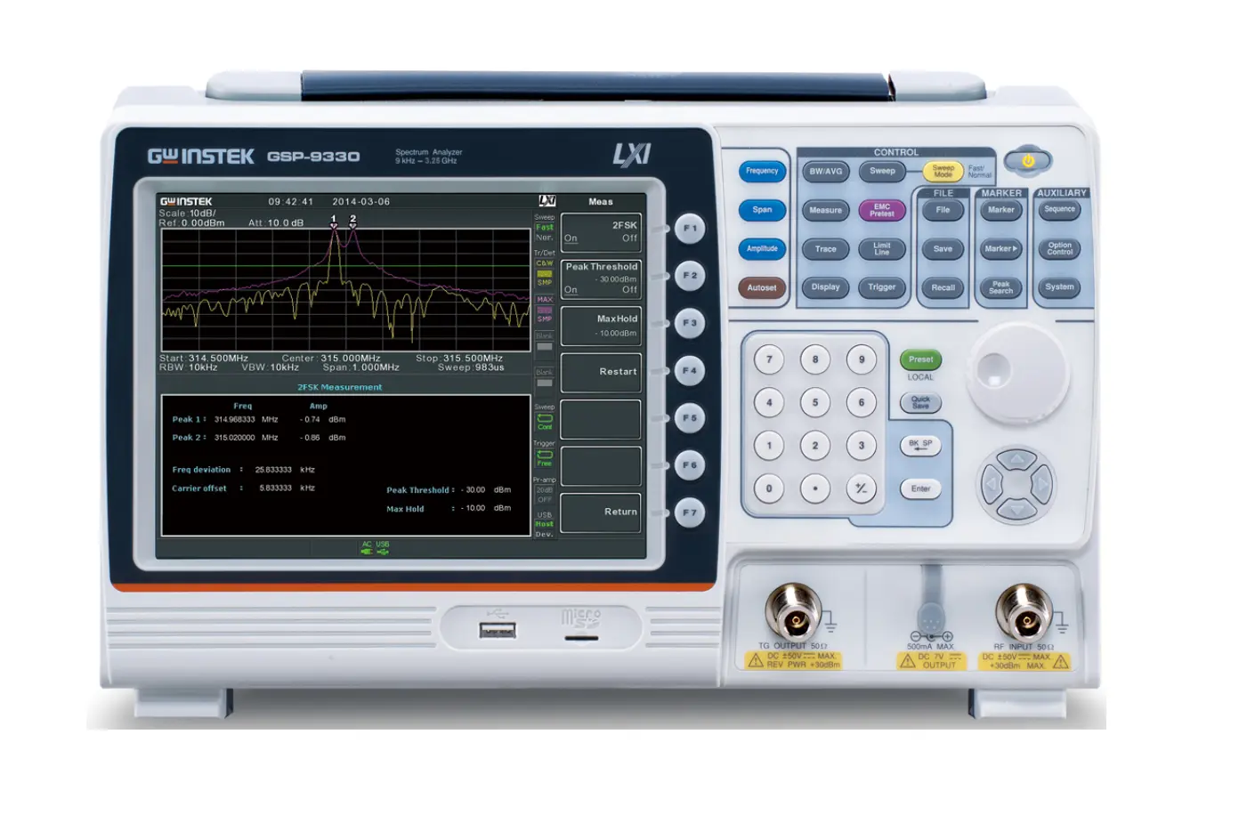 GW Instek GSP-9330 Spectrumanalysator