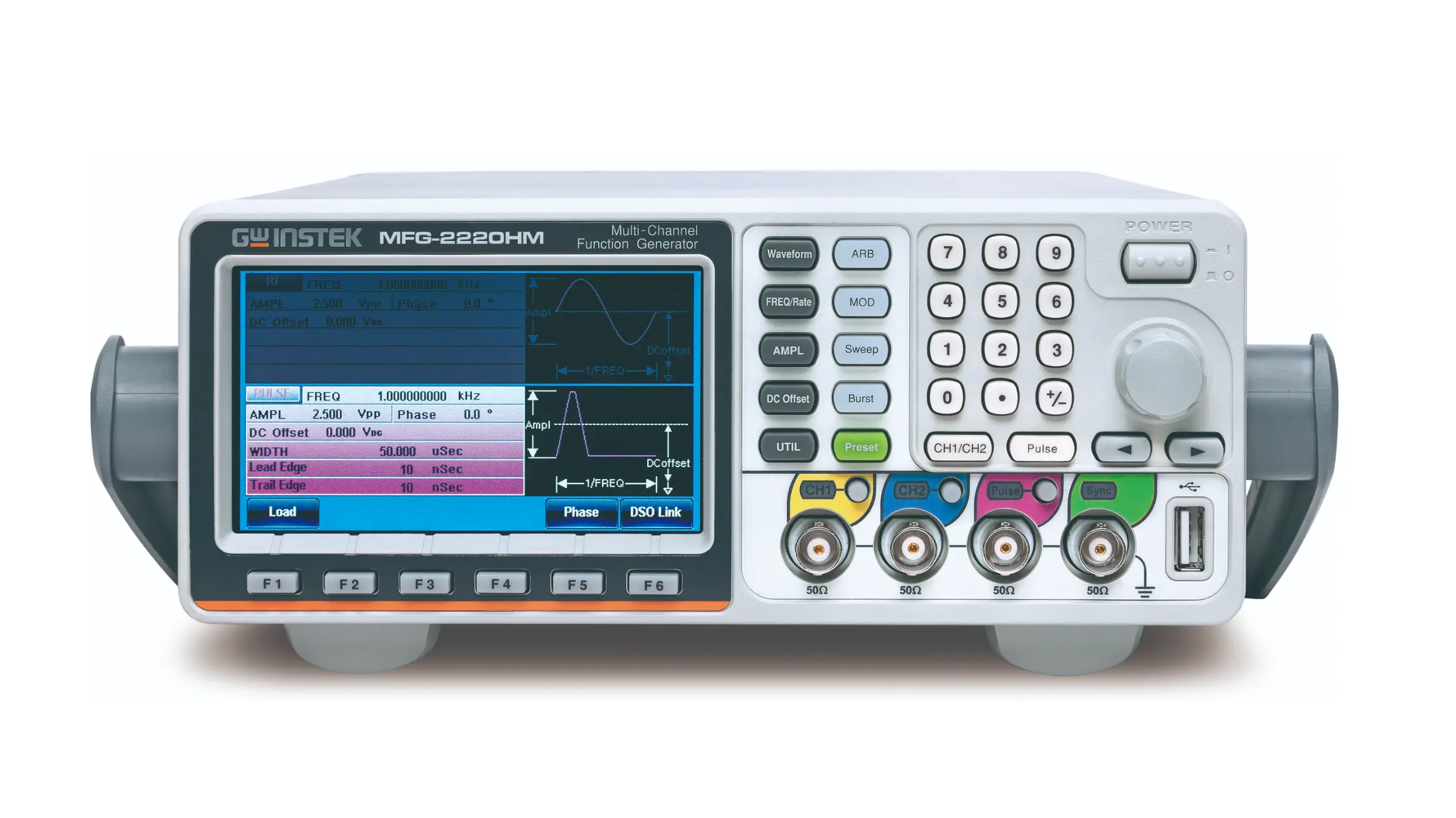 GW Instek MFG-2220HM 200MHz Dual Channel Arbitraire Functiegenerator