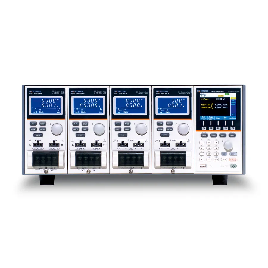 GW Instek PEL-2004A Programmeerbare DC-elektronische belasting 4-slot mainframe