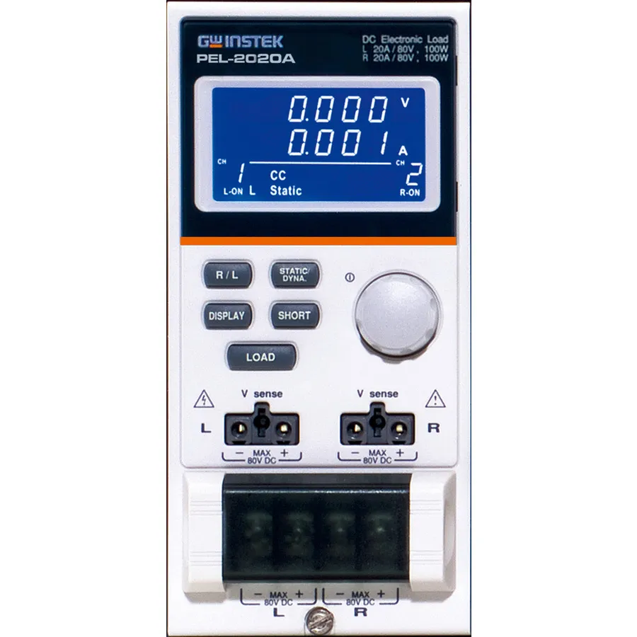 GW Instek PEL-2020A DC-elektronische belastingsmodule Dual Channel