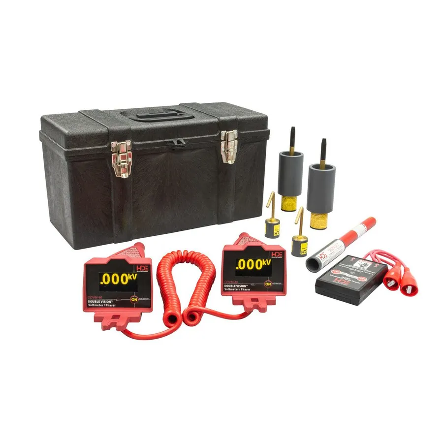 HDE DDVM-40/K03 Dubbel display voltmeter en fasingset