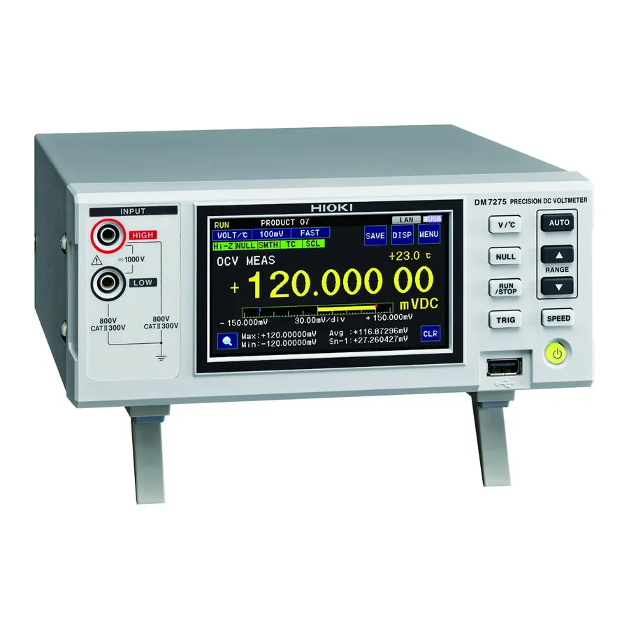 Hioki DM7275-01 Precisie DC-voltmeter