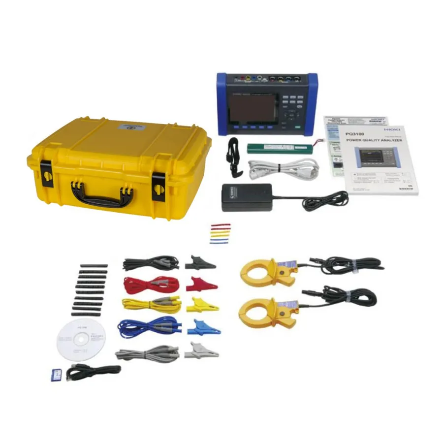 Hioki PQ3100-02/600 KIT stroomkwaliteitsanalisator