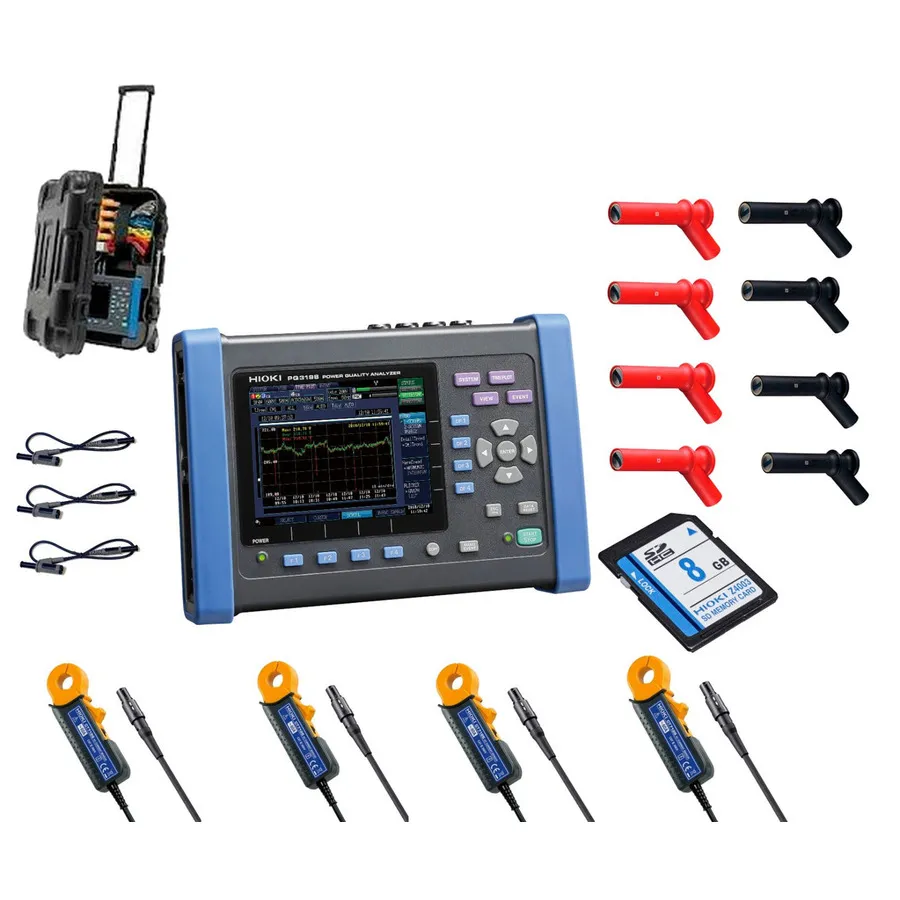 Hioki PQ3198/100 KIT stroomkwaliteitsanalysator