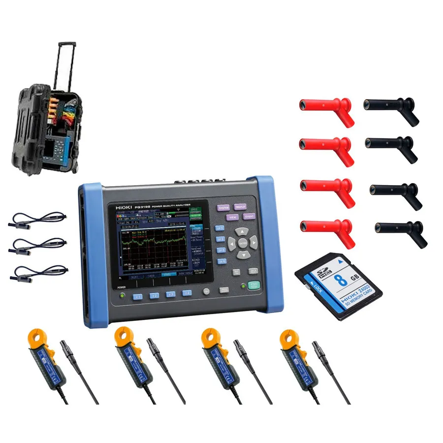 Hioki PQ3198/60 KIT stroomkwaliteitsanalysator