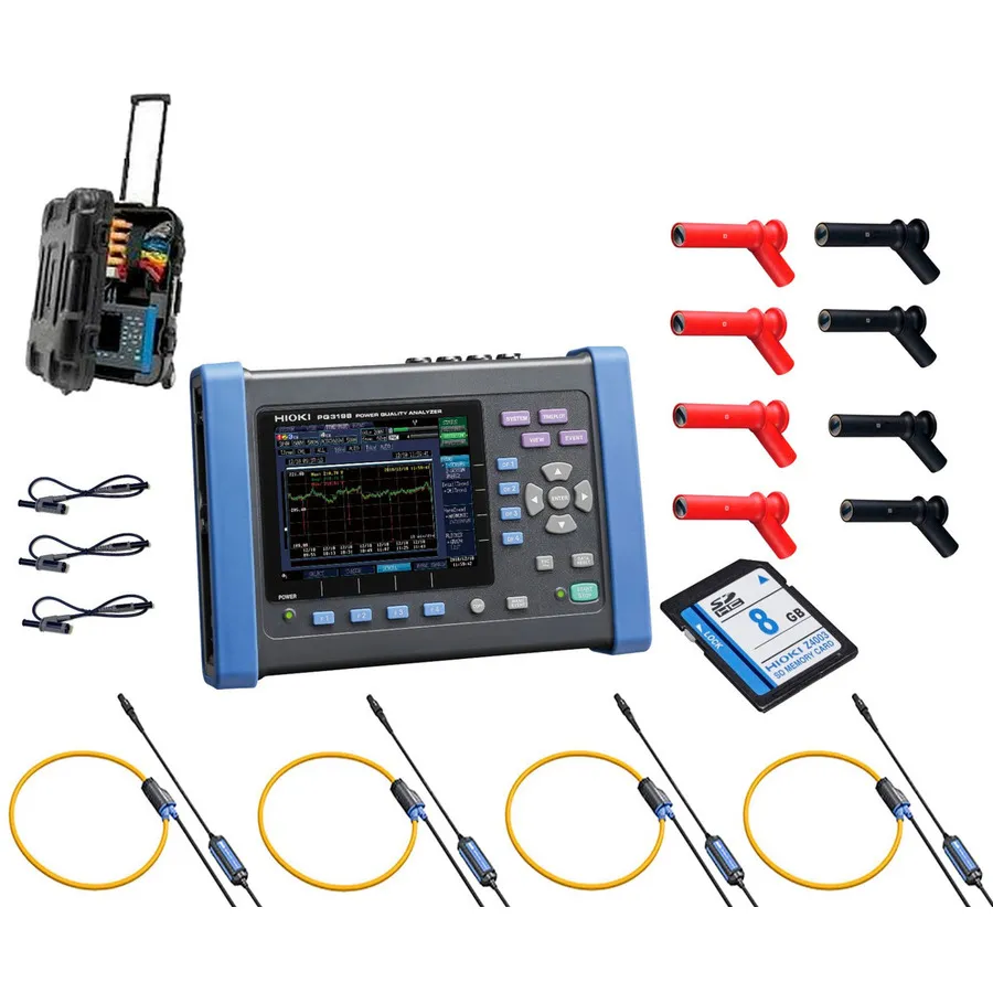 Hioki PQ3198/6000 KIT stroomkwaliteitsanalysator-kit